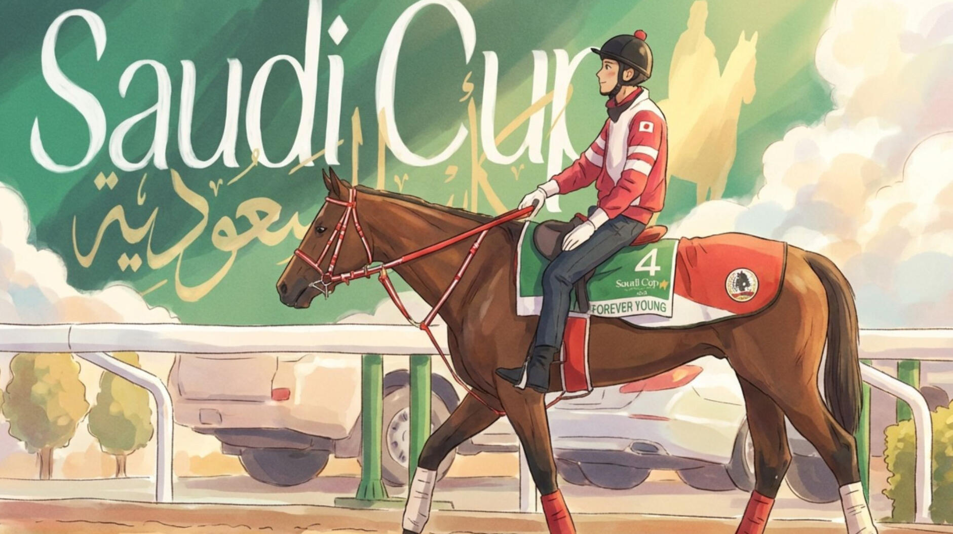 Forever Young 2x Saudi Cup Winner Forever Young