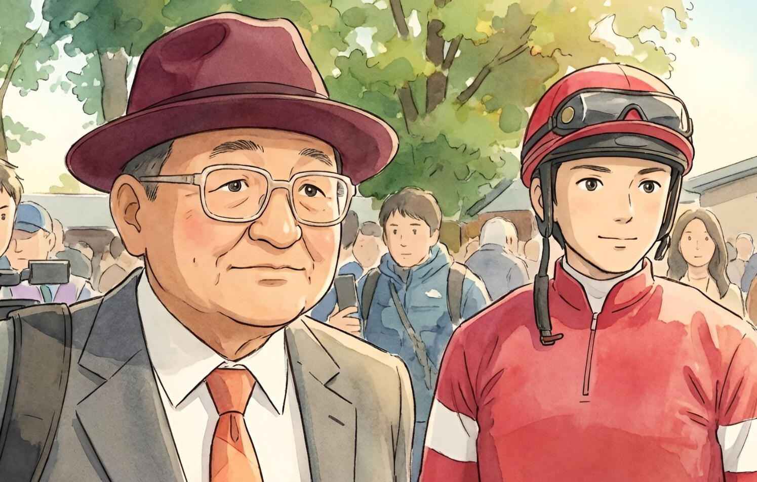 Yoshito Yahagi with Jockey What Makes Yoshito Yahagi Different